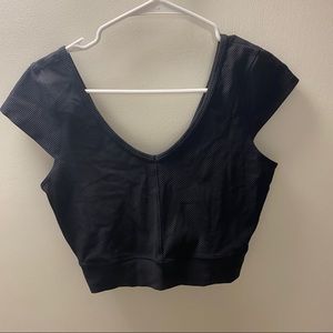 Lululemon ribbed cap sleeve crop top size 6
